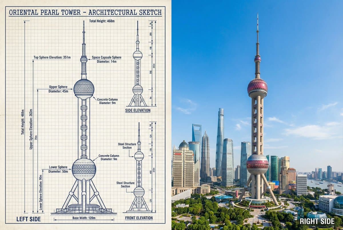 Great Wall of China Mixed Media Comparison — example 2