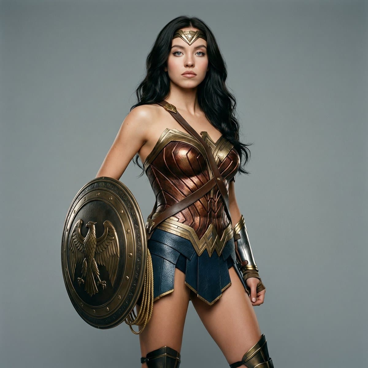 Ana De Armas as Wonder Woman Studio Portrait — example 1