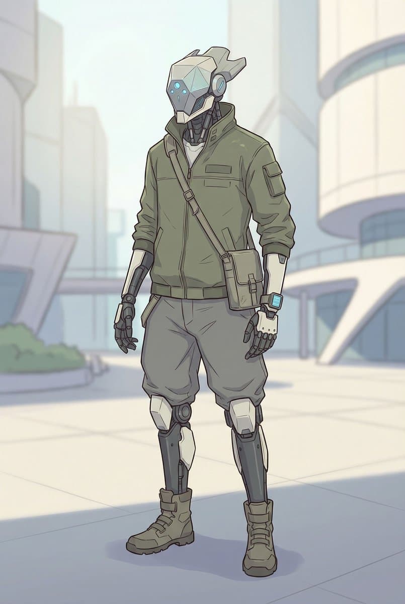 Humanoid Mech Generator for Urban Life — example 2