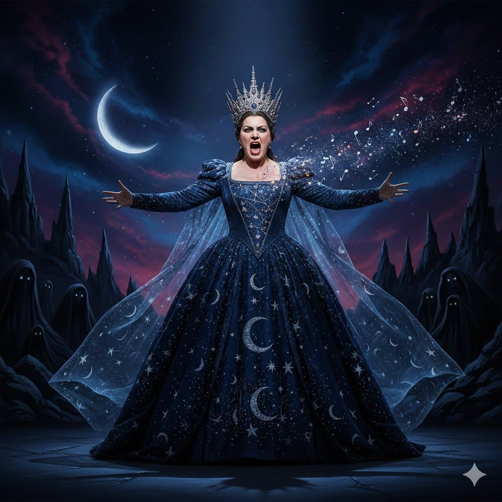 The Magic Flute - Queen of the Night Prompt — example 3