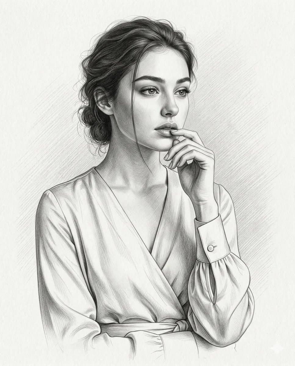 Ultra-Realistic Graphite Pencil Portrait