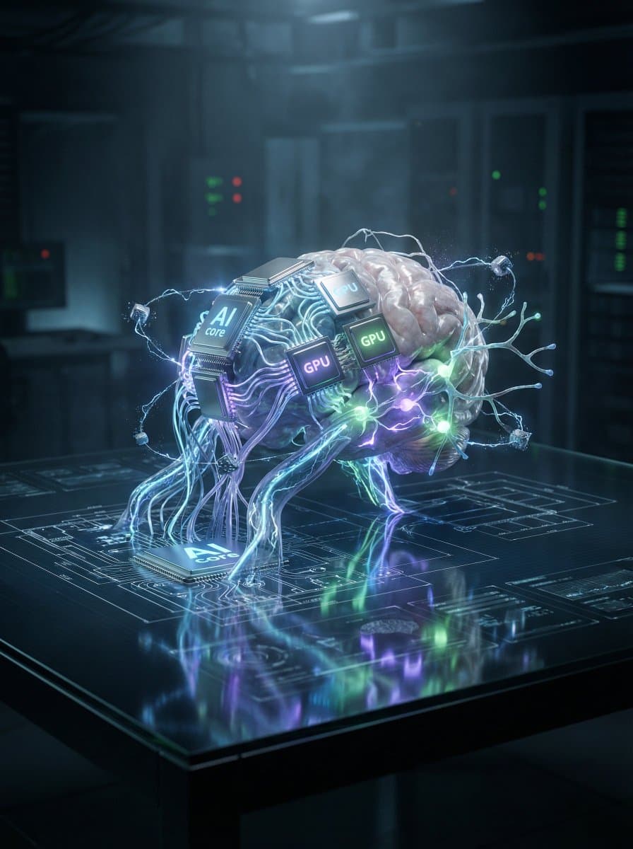 Technical Blueprint of an AI GPU Cluster — example 4