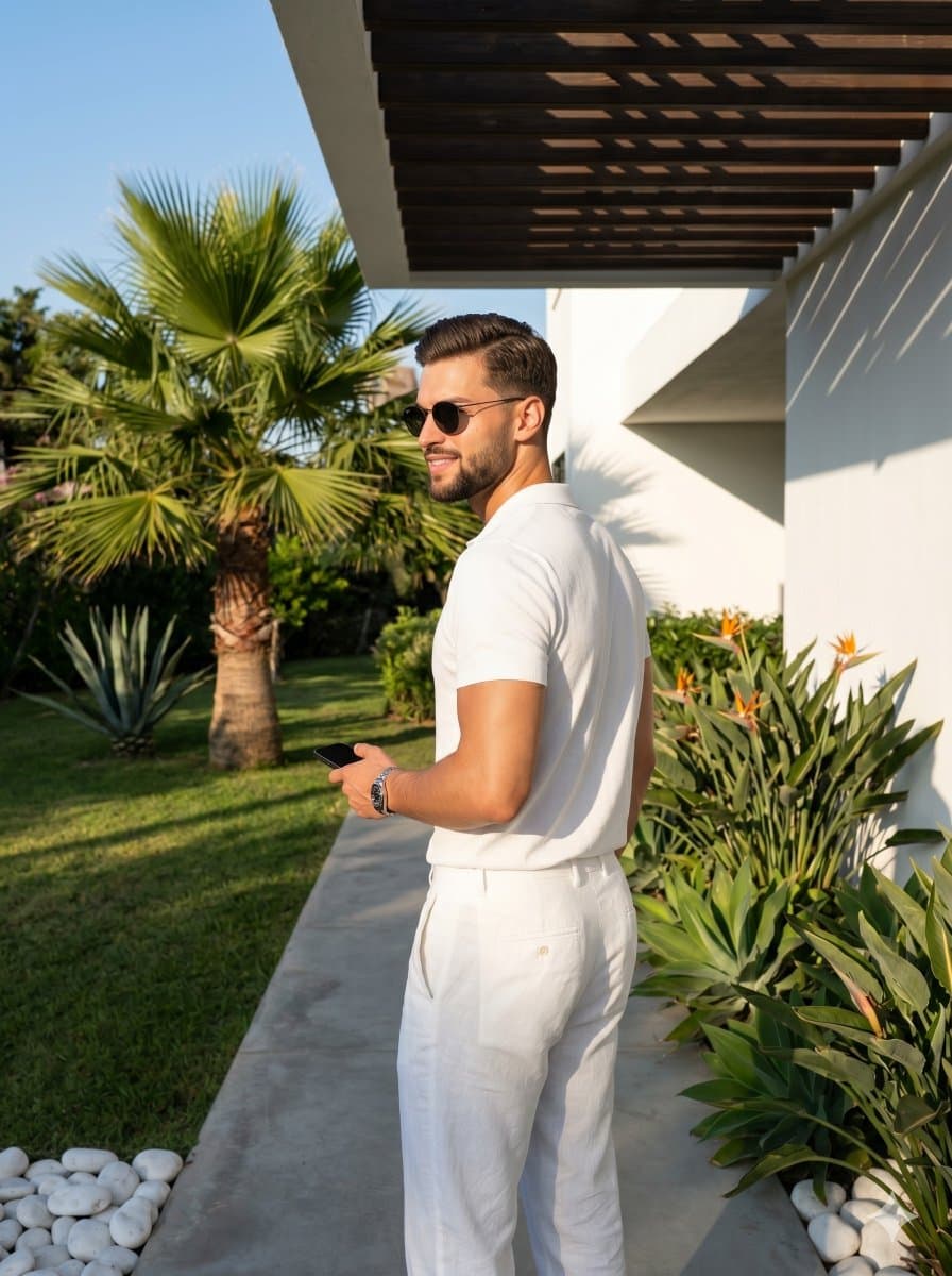 Mediterranean Vacation Portrait