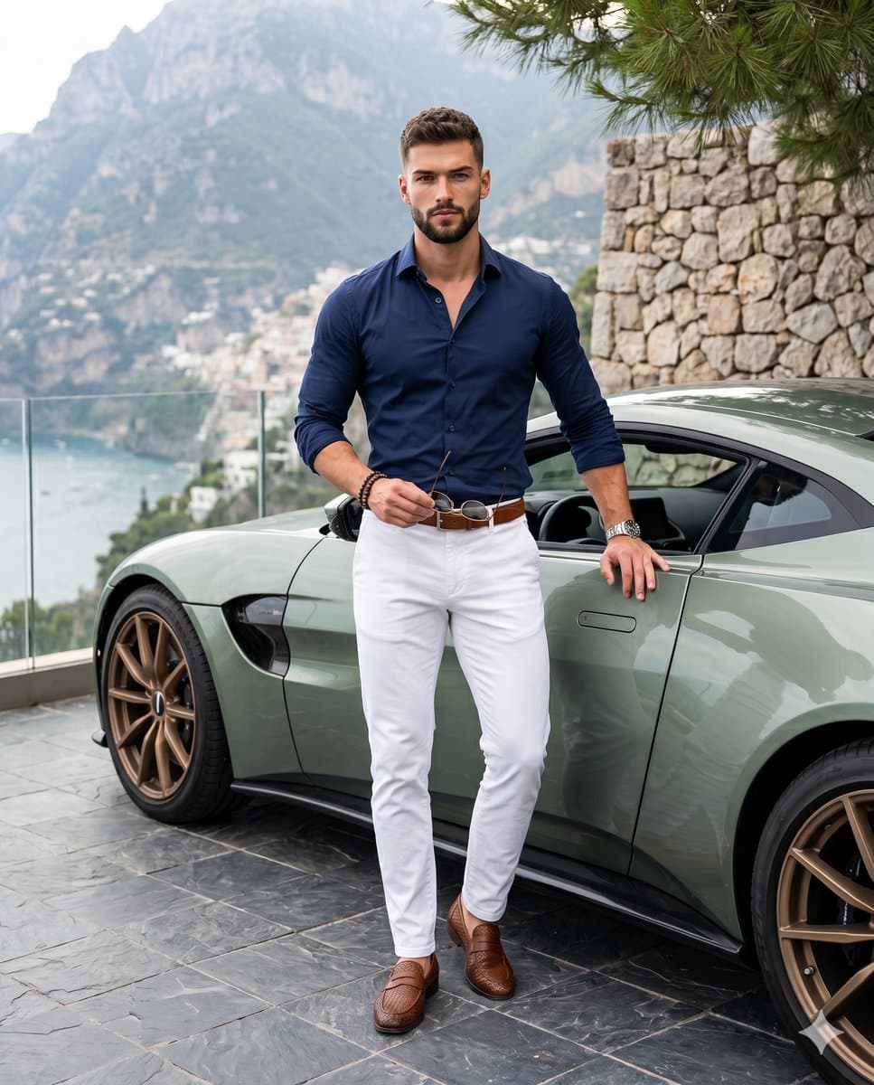 Luxury Automotive Lifestyle Male Portrait