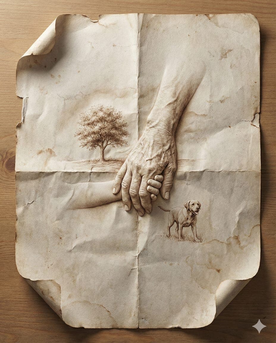 Aged Paper Illusion Promotional Design