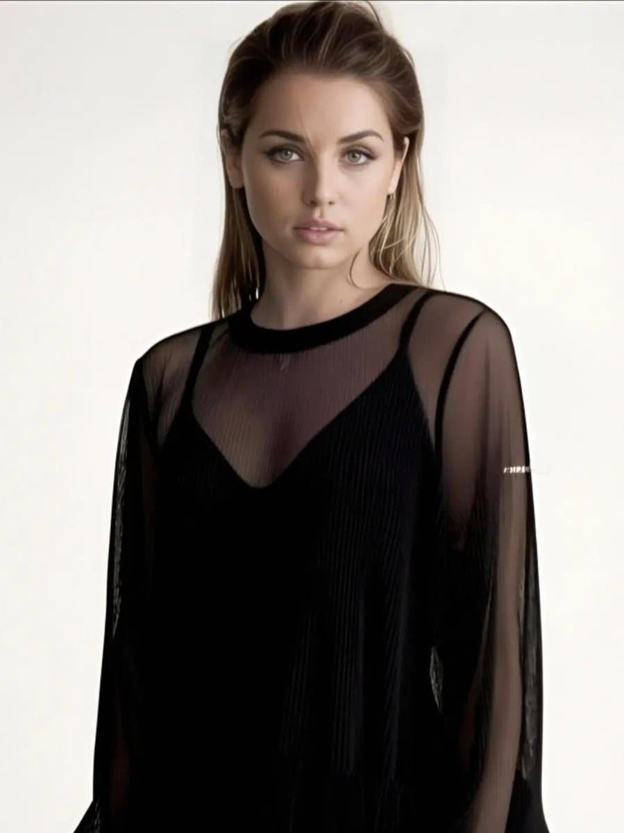 High-Fashion Editorial Portrait of Ana de Armas — example 2